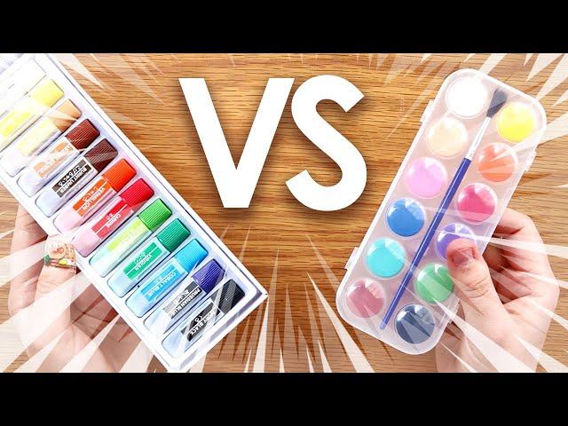 ‎Tube VS Pan Watercolors - ¥100 ($1) SHOP SHOWDOWN