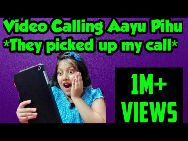 Video calling Aayu and Pihu|*They picked it up*|Aayu and Pihu show real number|chat and call