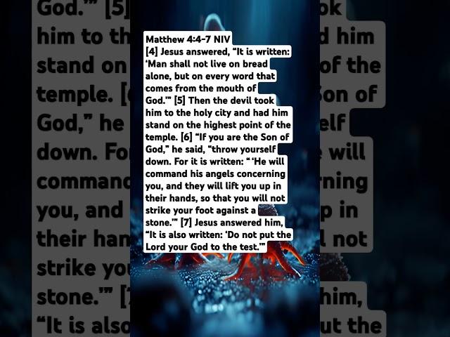 Matthew 4: #bibleverse #lawofattraction #psalm100 #biblepassage #99psalms9 #motivation