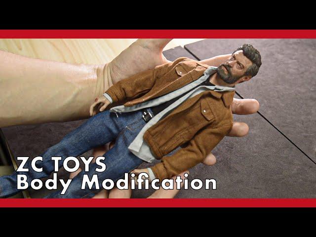 로건 피규어를 위한 바디 개수 - 1/6 ZC toys body modification for Logan figure