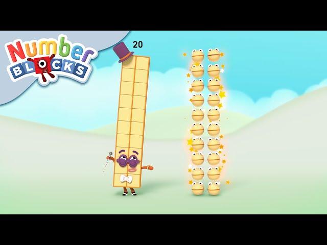 @Numberblocks- Counting to Twenty!  | Back to School | Learn to Count