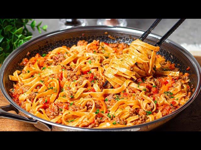 This recipe will drive you crazy! I have never eaten such delicious pasta!  3 recipes