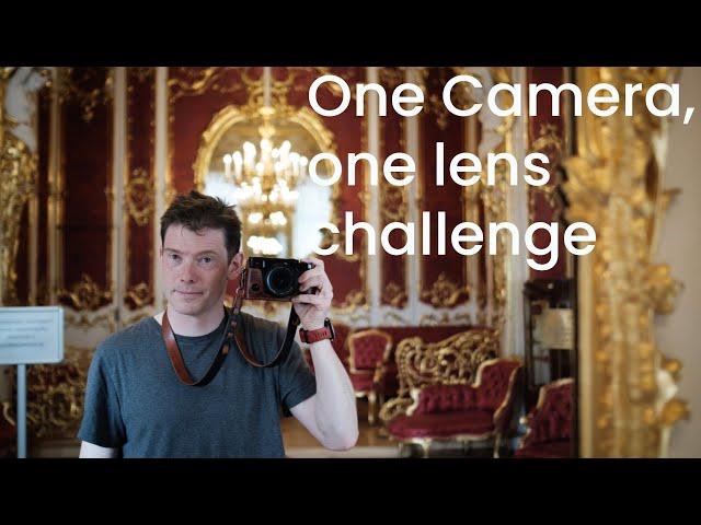 One camera, one lens: A challenge