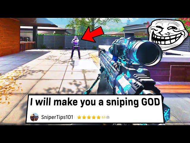 I hired a PRO SNIPER COACH on Fiverr then I Popped Off.. (HILARIOUS)