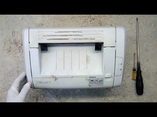 خطوات فك طابعه اتش بي ليزر ... تمهيدا لصيانتها { HP Laserjet }