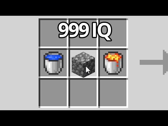 0 IQ vs 999 IQ cobblestone generator