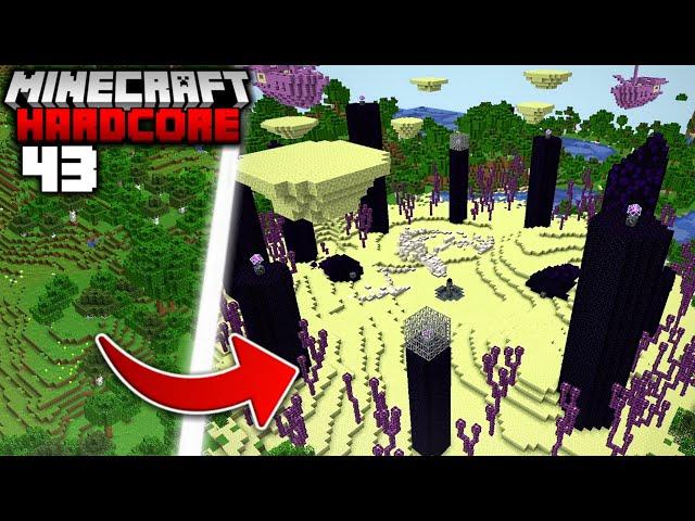 I Transformed the OVERWORLD into the END in Minecraft Hardcore (#43)