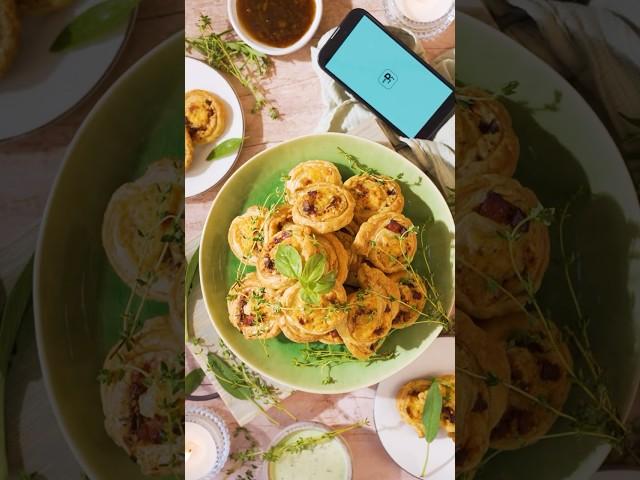 4-ingredient Bacon & Cheese Pinwheels