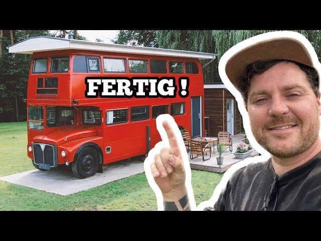 Airbnb in London Bus bauen | FERTIG