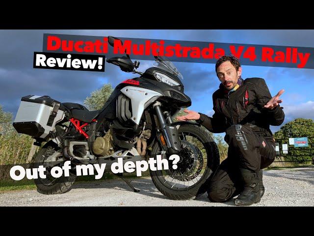 Ducati Multistrada V4 Rally Review | Rookie rider meets his match