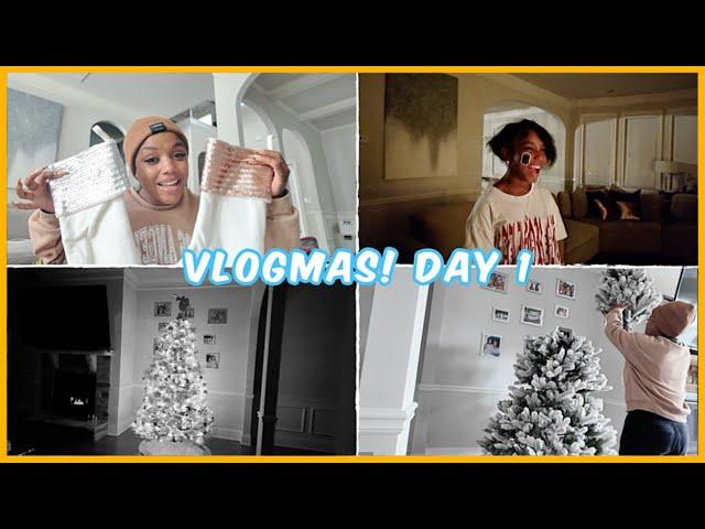 VLOGMAS DAY 1: GETTING NEW TREE DECORATIONS FOR THE HOUSE! | Ellarie