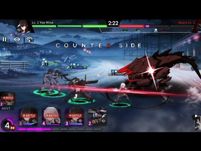 COUNTER:SIDE GAMEPLAY (ENG) | SEA | CBT | STRATEGY ACTION RPG | (ANDROID/IOS)