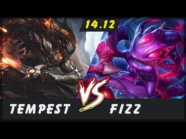 Tempest - Yasuo vs Fizz MID Patch 14.12 - Grandmaster Yasuo Gameplay