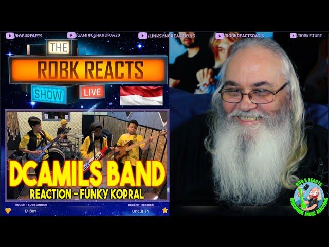 DCAMILS BAND Reaction - FUNKY KOPRAL - SUPER FUNK Cover - First Time Hearing - Requested