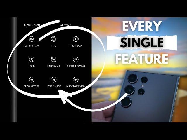 HOW TO use EVERY Galaxy S23 camera mode - DEMONSTRATED