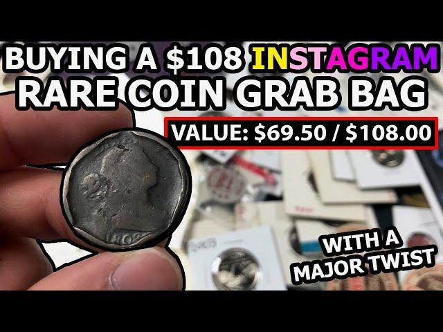 Buying & Unboxing a $108 Rare Coin Grab Bag from Instagram (With A Major Twist At The End)!!!