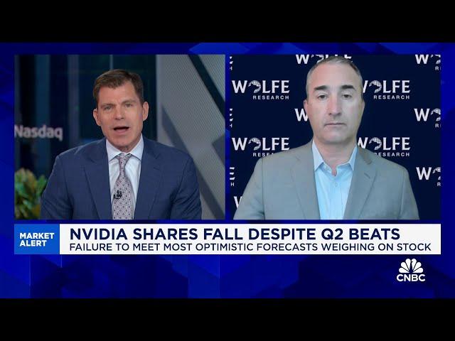 Wolfe's Chris Caso on Nvidia's Q2 beat: What's clear is demand is still well ahead of supply