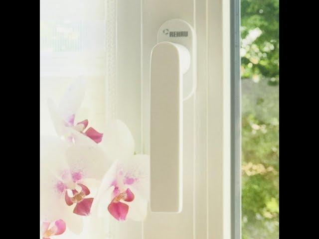 Эксклюзив для окон Rehau – родная фирменная ручка Rehau Linea-Design!