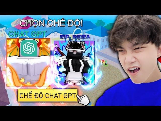 BLOX FRUITS NHƯNG MÌNH PHÁ ĐẢO BẰNG CHẾ ĐỘ CHAT GPT!! | ROBLOX