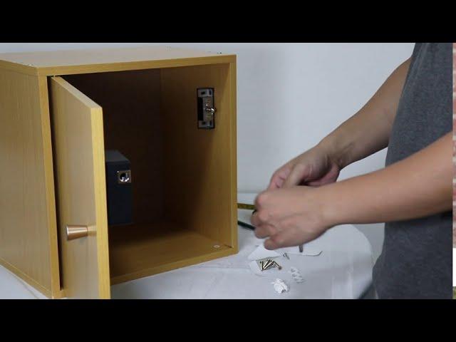 ETEKJOY RFID Electronic Cabinet Lock Hidden DIY for Wooden Cabinet Locker Drawer Cupboard ET924