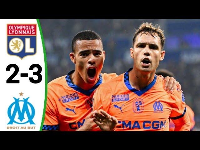 Lyon vs Marseille (2-3) Jonathan Rowe Goal, All Goals and Extended Highlights