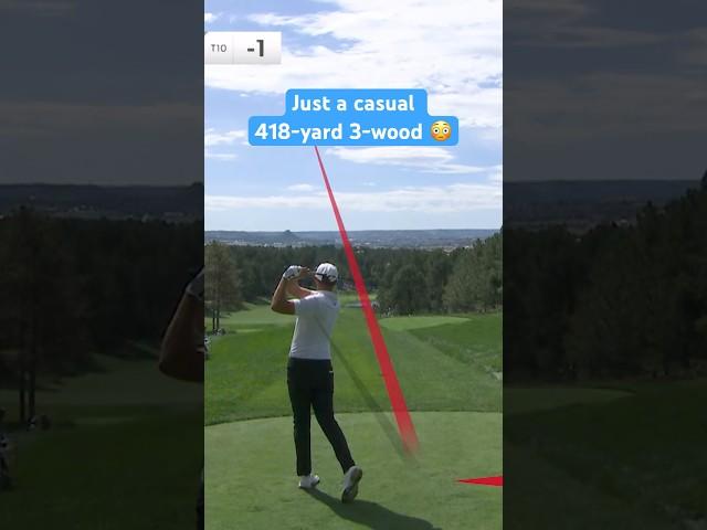 Ludvig Åberg takes FULL advantage of the altitude 