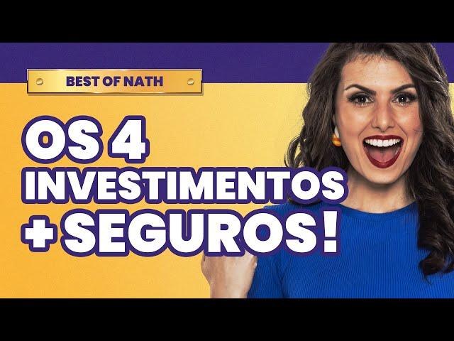 TOP 4 Investimentos SEM RISCO PRA QUEM ESTÁ COMEÇANDO! Investimentos para iniciantes!