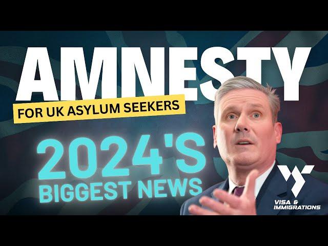 UK Government to allow 100,000 migrants to apply for asylum! It's UK AMNESTY 2024!