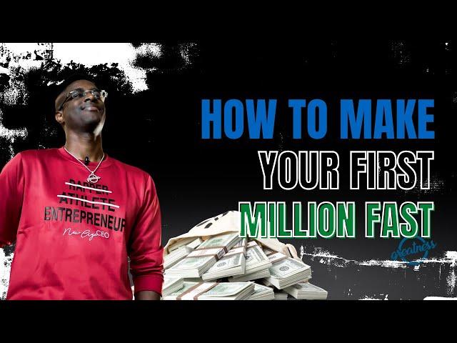 HOW TO MAKE A MILLION FAST  #entrepreneur #millionairemindset