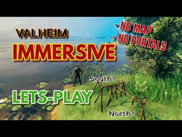 Valheim - Solo Immersive Full Playthrough (No Map, No Portals) - Ep 01