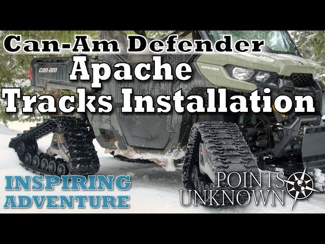 Apache 365 LT Tracks Install on Can-Am Defender Side by Side