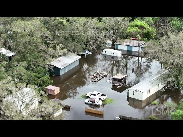 10-11-2024  Valrico, FL - Homes and Schools flooded from the Alafia River