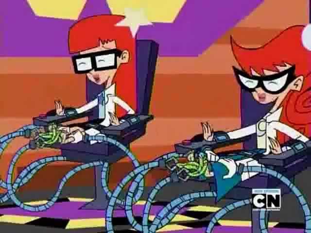 Susan & Mary Test Tickled- Johnny Test Tickle Scene