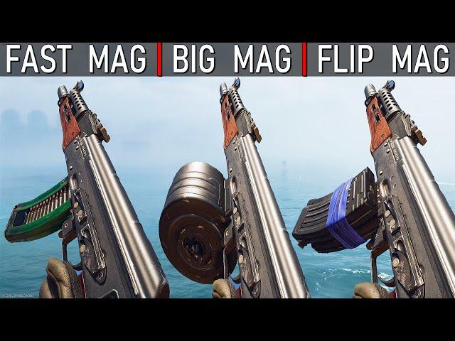 Black Ops 6 - Fast / Extended / Flip Mags - Comparison