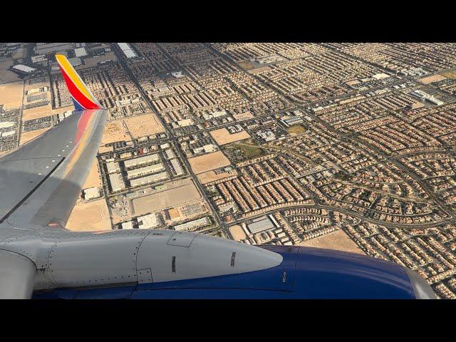 Southwest Boeing 737-700 Gusty Takeoff Las Vegas Harry Reid Intl. (KLAS)