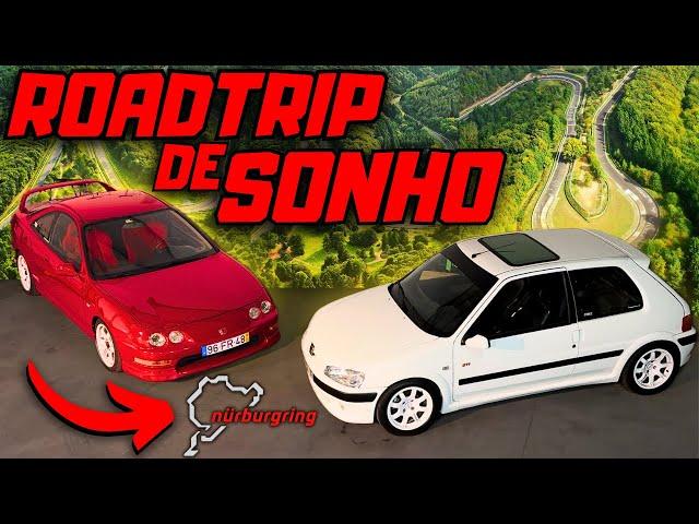 Vou a NÜRBURGRING com o MEU 106 GTI ! *ROADTRIP PELA EUROPA* | HUGO MARQUES