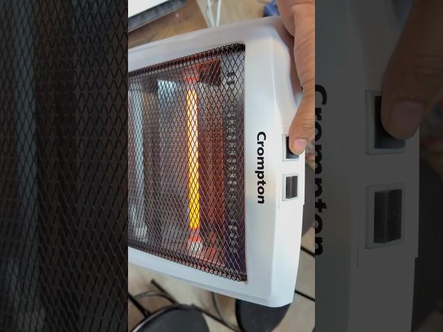 Best Quartz Room Heater Insta Comfy Plus 800Watts #Shorts #Roomheater #Quartzroomheater #crompton