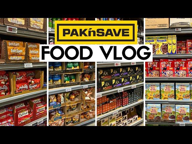 New Zealand Supermarket Tour & Shopping Review - Pak n Save Grocery Shopping | Food Vlog