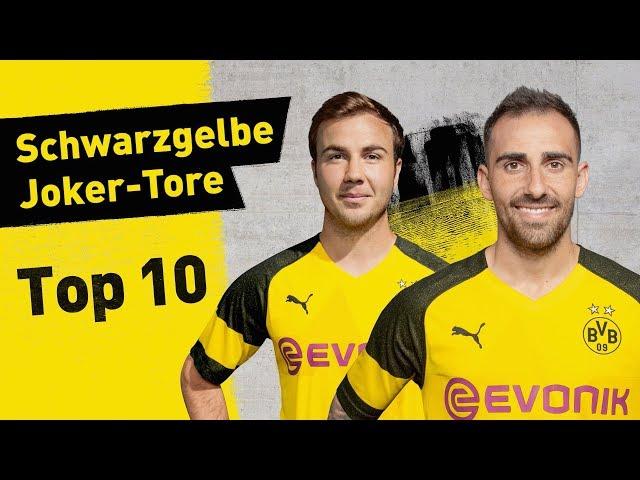 Top 10 Borussia Dortmund Super-Subs! Alcácer, Götze and More!