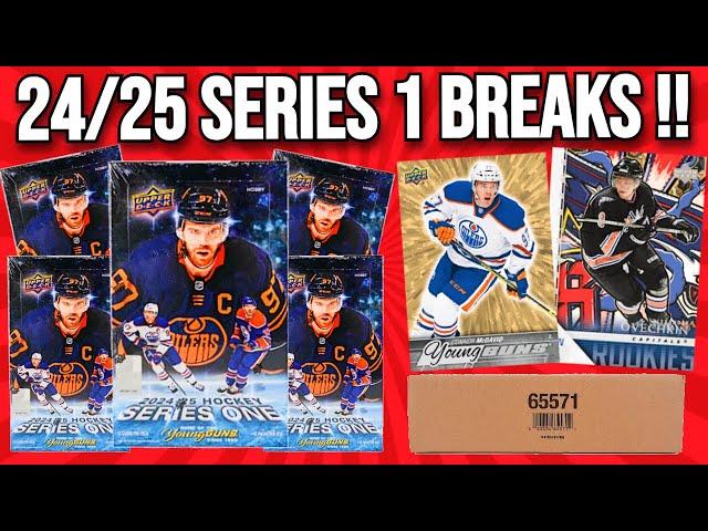 2024-25 Upper Deck Series 1 Hockey CASE BREAKS !! 