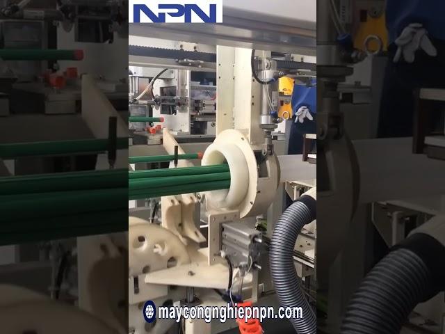 DÂY CHUYỀN ĐÓNG GÓI - BÓ ỐNG NHỰA PVC TỰ ĐỘNG .#daychuyendonggoitudong #donggoi