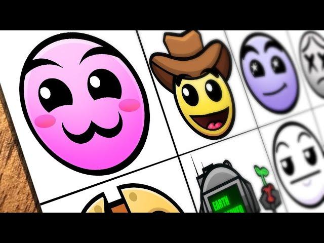 Drawing NEW FIRE IN THE HOLE Lobotomies / How to draw GEOMETRY DASH