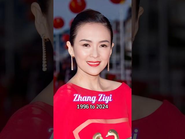 Zhang Ziyi evolution from 1996 to 2024