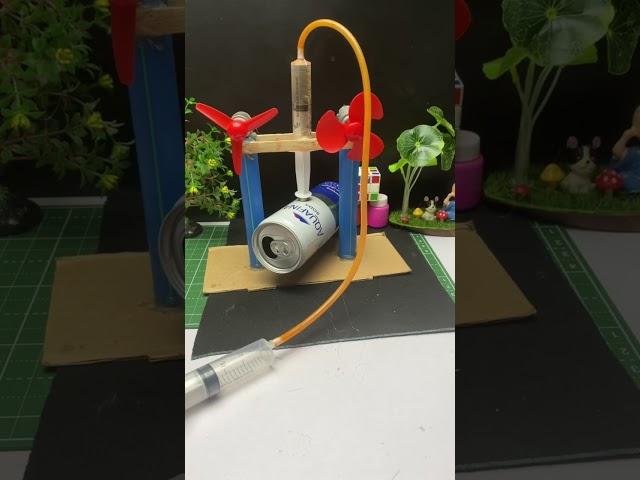 Hydraulic lifting machine project #hydraulic #project #science #experiment #dcmotor #tech #diy #dc