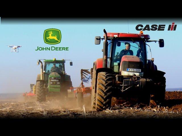 John Deere 8420 & Case IH Puma 195 - *Plowing/Ploughing/Szántás 2016*