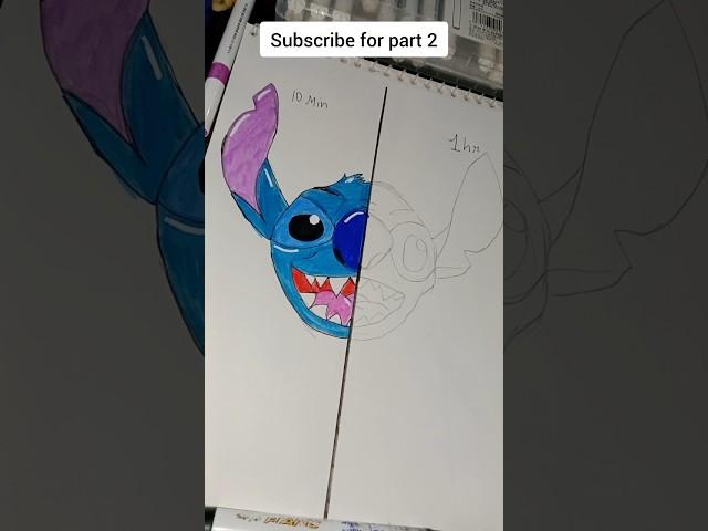 Drawing STITCH but in 10 MINS?!? 
