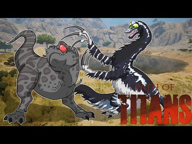 |Path of Titans| T. REX Makes Every Mistake and Still Wins