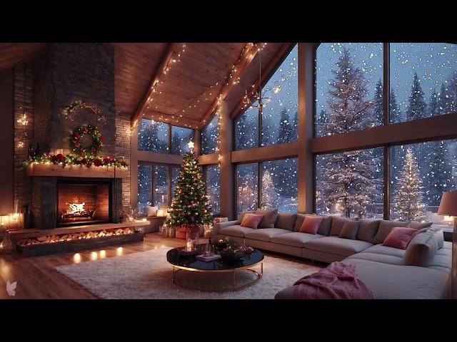  Best Christmas Music Playlist  No Ads   Snowing Ambience with The Best Christmas Music