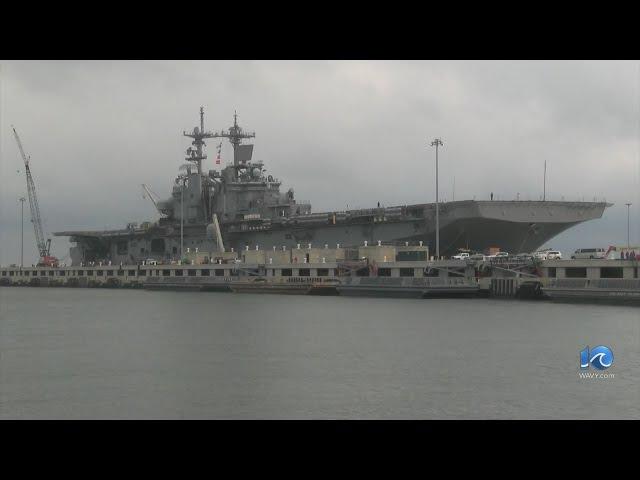 Locally-based USS Wasp prepares to evacuate Americans