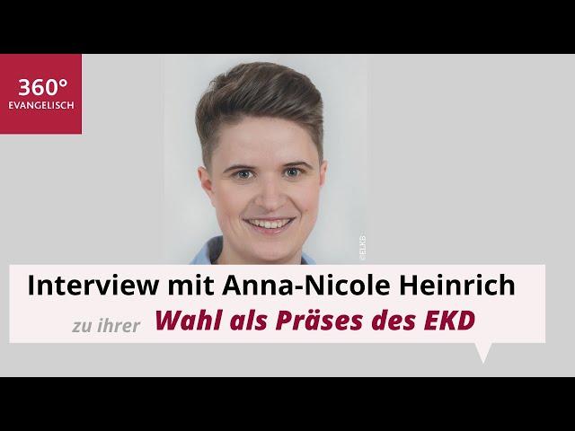 Interview mit Anna-Nicole Heinrich über ihre Wahl zur Präses der Evangelischen Kirche in Deutschland